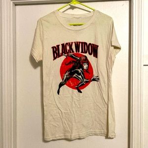NWOT Black Widow T-shirt 2XL Lady Cut